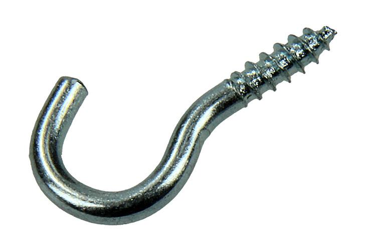 Mack 1017796 - Schraubhaken Stahl verzinkt 15 Stück 3,0 x 12 mm | 10 Stück