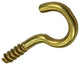 Mack 1019697 - Schraubhaken Messing 4 Stück 3,0 x 16 mm | 10 Stück