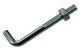 Mack 1017834 – Schraube Zoll metrisch + Mutter Stahl 5 Stück M4 x 40 mm | 10 Stück
