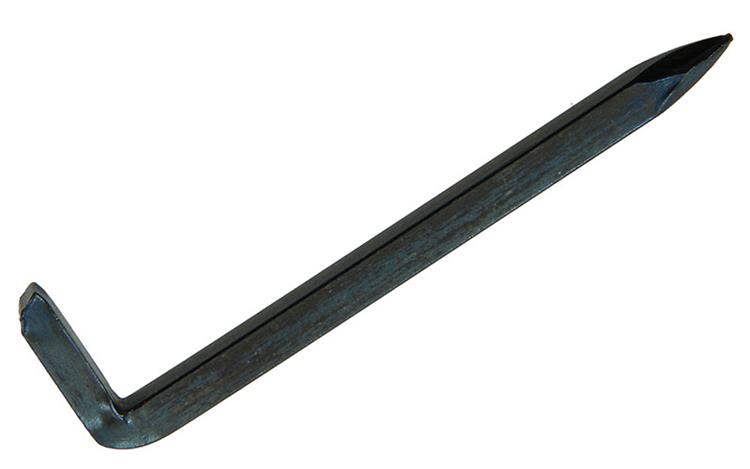 Mack 1019708 - Balkenhaken gebläuter Stahl 6 Stück 3,8 x 60 mm | 5 Stück
