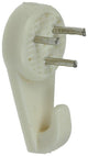 Mack 1017844 – Betonhaken Kunststoff 4 Stück 30 mm | 10 Stück