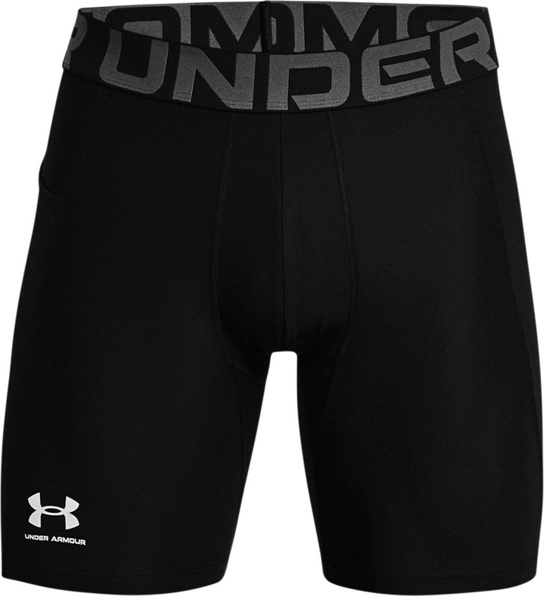 Under Armour UA HG Armour Shorts-BLK Herren-Sporthose – Schwarz – Weiß