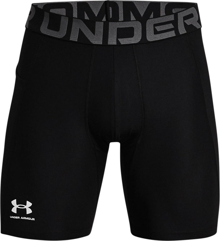 Under Armour UA HG Armour Shorts-BLK Herren-Sporthose – Schwarz – Weiß