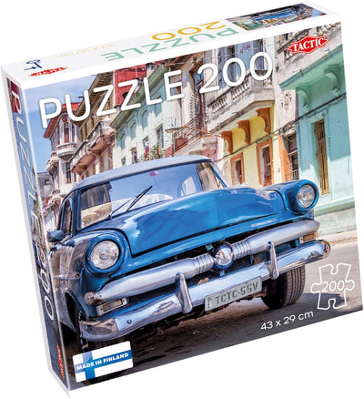 Taktisches Puzzle -Vintage -Auto in Havanna, 200st.