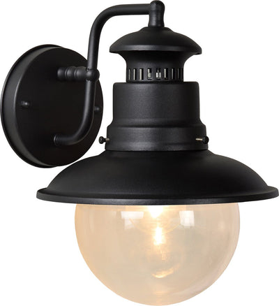 Lucide Figo - Wandleuchte Innen-Außen - ø 21,5 cm - 1xE27 - IP44 - Schwarz