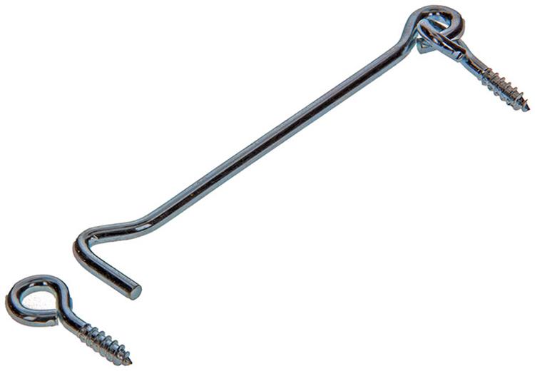 Mack 1017852 – Windhaken aus verzinktem Stahl, 1 Stück, 5,0 x 150 mm | 5 Stück