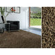 Shaggy Hochflor Teppich 200x290cm braun