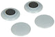 Mack 1017872 - Tafelmagnet Kunststoff weiß 4 Stück30 mm | 10 Stück