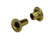 Mack 1019713 - Niete Messing 12 Stück 2,7 x 6,5 mm | 10 Stück