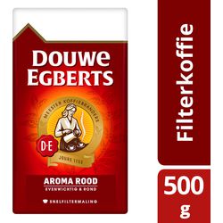 Schneller Filterkaffee Douwe Egberts Aroma rot 500 g nicht koffeinfrei