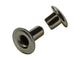 Mack 1019721 - Niete Messing vernickelt 11 Stück 3,3 x 7,0 mm | 10 Stück