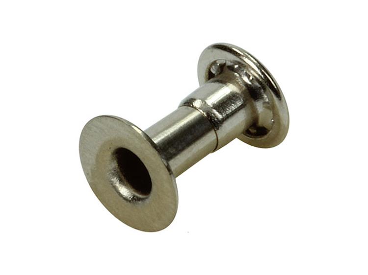 Mack 1019722 – Niete aus vernickeltem Messing, 10 Stück, 3,3 x 9,0 mm | 10 Stück