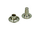 Mack 1019723 - Messingniete vernickelt 6 Stück 4,2 x 10 mm | 10 Stück
