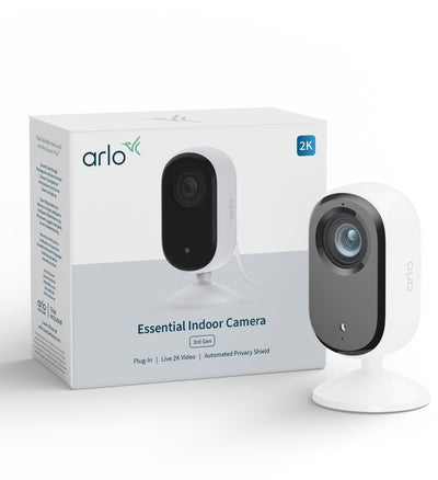 Arlo Essential3 2K-Überwachungskamera für den Innenbereich – 1 IP-Kamera