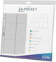 Ultimate Guard 24-Pocket-Quadrow-Seiten mit Seiteneinzug (10) – transparent