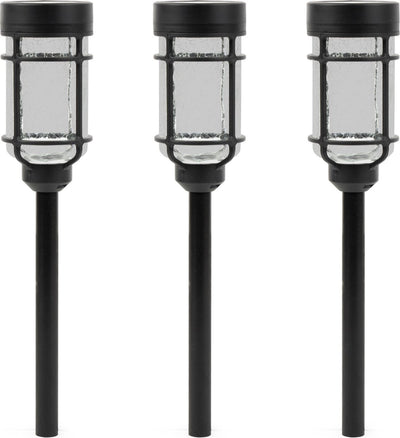Luxform - 3x Solar-Gartenlampe - Catala - 6 Lumen - Set mit 3 Stück