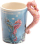 Lisa Parker Sea Horse Griff Keramikbecher