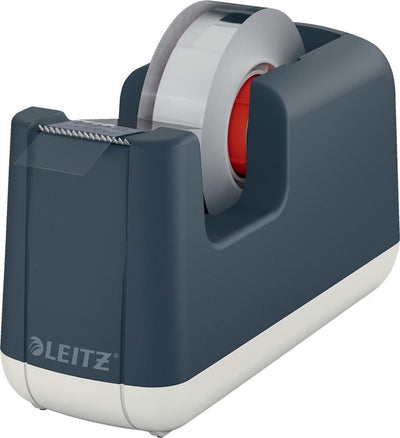Leitz Cosy Klebebandhalter – Klebebandabroller inklusive Klebeband – ideal für Home-Office-Arbeiten von zu Hause aus – Samtgrau