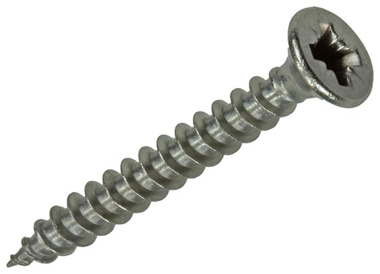 Mack 1019735 - Spanplattenschraube VZ-Kopf Edelstahl 16 Stück 3,5 x 30 mm | 10 Stück