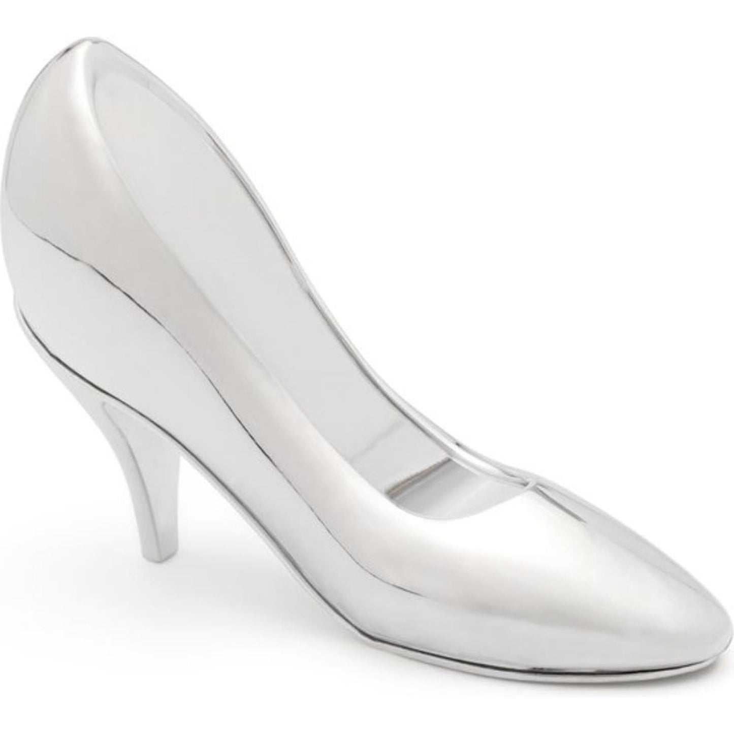 Spardose Schuh versilbert 13x10cm