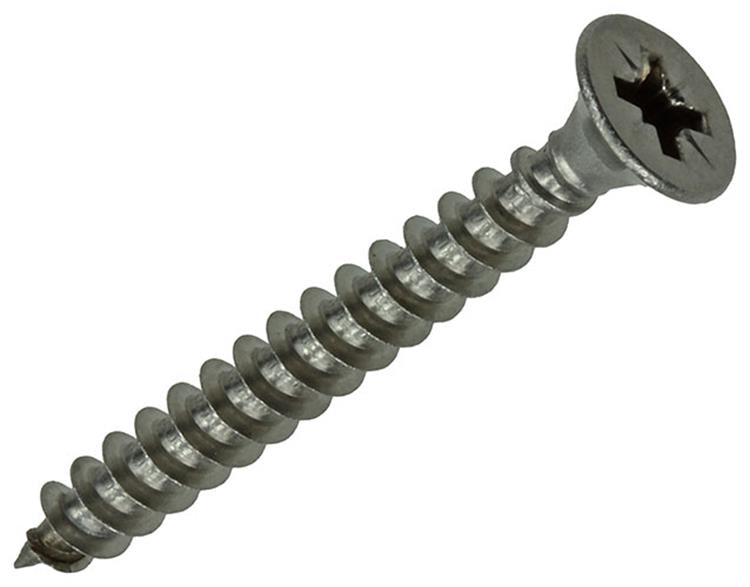 Mack 1019750 - Spanplattenschraube VZ-Kopf Edelstahl 8 Stück 4,5 x 40 mm | 10 Stück