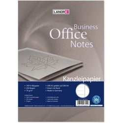 Briefpapier Landré A3 gefaltet A4 Raster weiß 250 Blatt