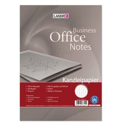 Briefpapier Landré A3 gefaltet A4 Raster weiß 250 Blatt