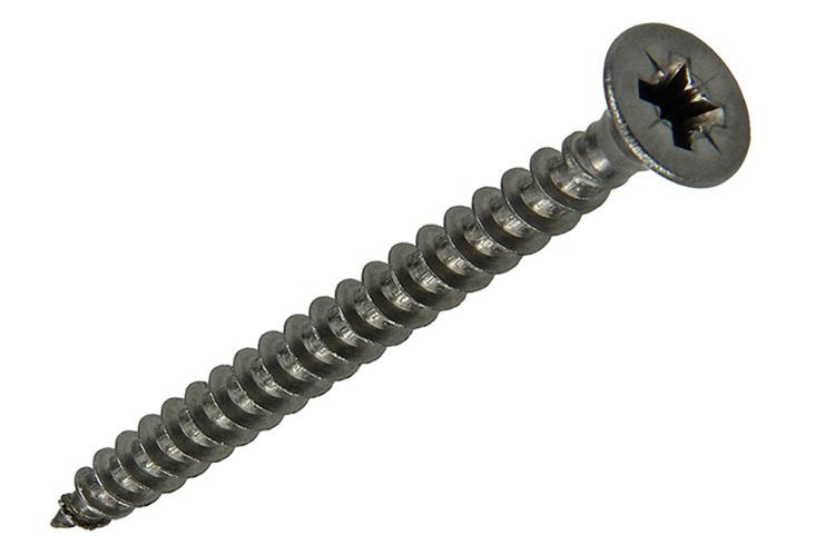 Mack 1019752 - Spanplattenschraube VZ-Kopf Edelstahl 6 Stück 4,5 x 50 mm | 10 Stück