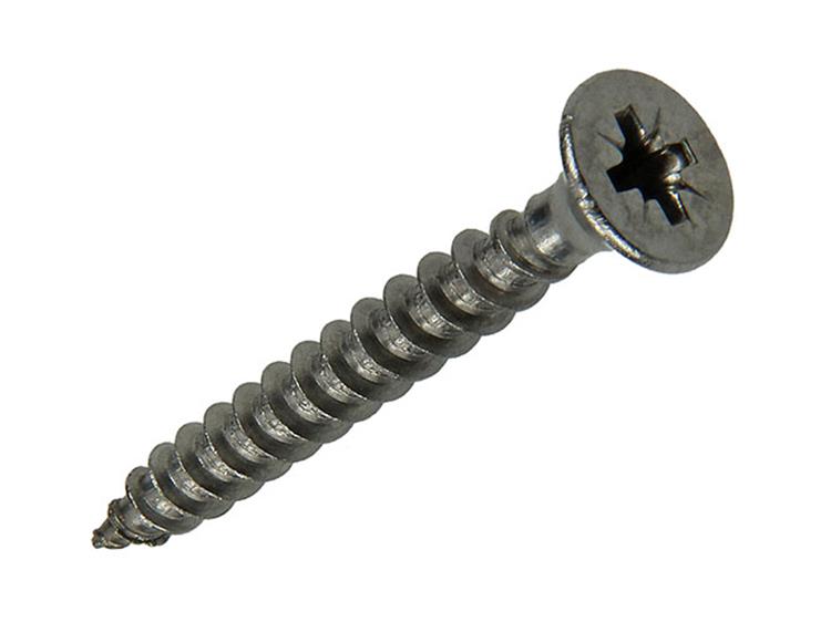 Mack 1019754 - Spanplattenschraube VZ-Kopf Edelstahl 9 Stück 5,0 x 40 mm | 10 Stück