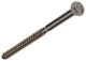 Mack 1019773 - Holzgewindebolzen Edelstahl 1 Stück 8 x 120 mm | 10 Stück