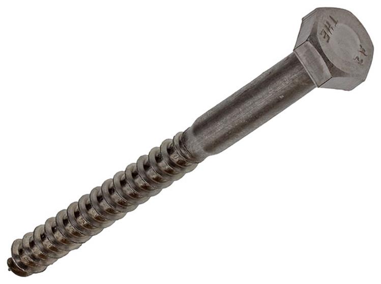 Mack 1019779 - Holzgewindebolzen Edelstahl 1 Stück 10 x 120 mm | 10 Stück
