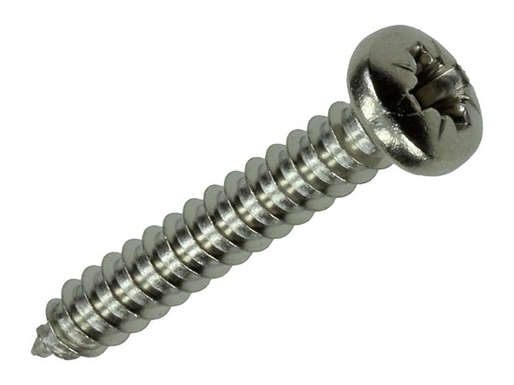 Mack 1019787 - Blechschraube Zylinderkopf A2 9 Stück 3,9 x 25 mm | 10 Stück