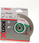 Bosch Zubehör X-Lock Diamantscheibe Standard für Keramik 125 x 22,23 x 1,6 x 7 mm – 1 Stück – 2608615138