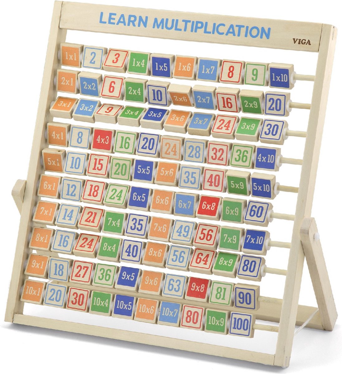 Vigatoys Viga Toys Mathe-Lerntische Junior 32 x 36 cm Holz