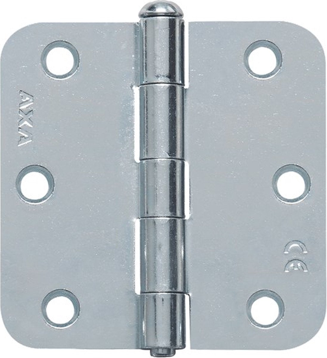 Axa-Scharnier ohne Lager 1105 76x76 runde Ecke verzinkt - 1105-24-23 e