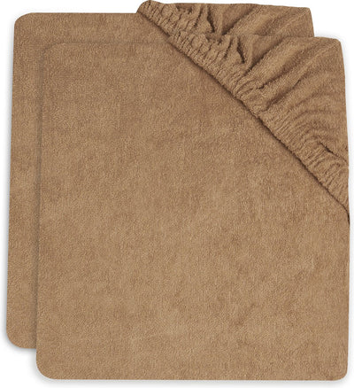 Jollein Wickelauflagenbezug Frottee 50x70cm - Keks - 2 Stück