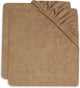 Jollein Wickelauflagenbezug Frottee 50x70cm - Keks - 2 Stück