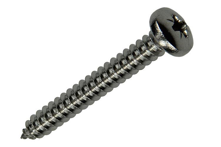 Mack 1019796 - Blechschraube Zylinderkopf A2 6 Stück 4,8 x 38 mm | 10 Stück