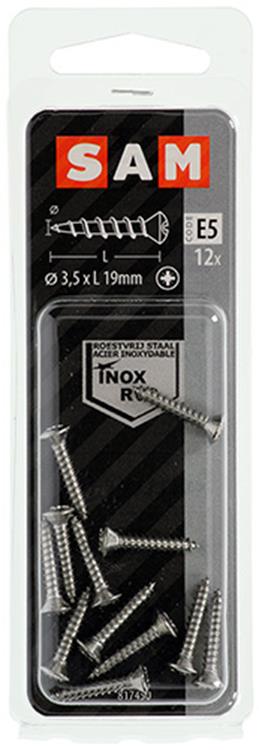 Mack 1019797 - self-tapping screw ball-headed heada2 12pcs 3.5 x 19 mm | 10 Stück