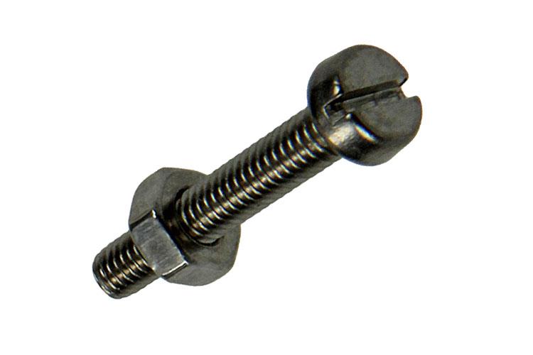Mack 1019818 - Metallschraubzyl. Kopf + Mutter Edelstahl 12 Stück M3x16 | 10 Stück