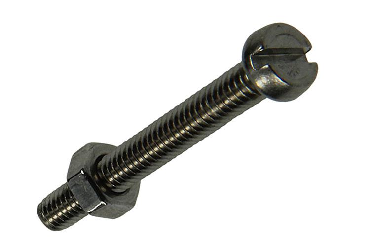 Mack 1019821 - Metallschraubzyl. Kopf + Mutter Edelstahl 9 Stk. M4x30 | 10 Stück