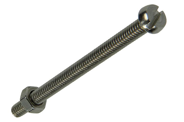 Mack 1019823 - Metallschraubzyl. Kopf + Mutter Edelstahl 7 Stk. M4x50 | 10 Stück