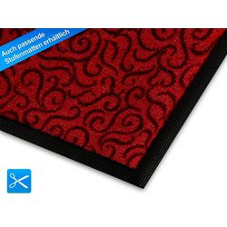Fußmatte floordirekt step brasil dunkelrot