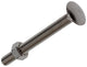 Mack 1019833 – Holzschraube + Mutter Edelstahl 1 Stück M8 x 80 mm | 10 Stück