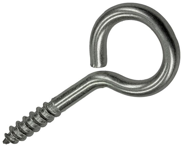 Mack 1019893 - Schraubauge Edelstahl 2 Stück 4,0x30 mm | 10 Stück