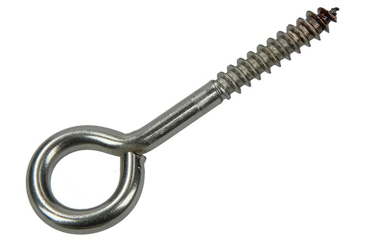 Mack 1019895 - Schraubauge Edelstahl 1 St. 6,0x60 mm | 5 Stück