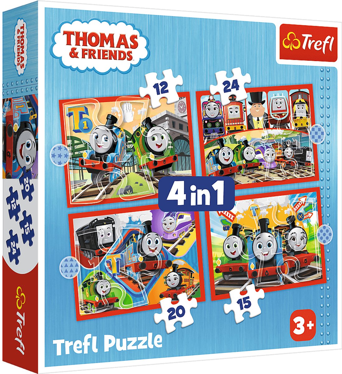 Trefl 4in1 (12, 15, 20, 24) – toller Thomas Thomas und seine Freunde