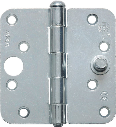 Axa unmontiertes Sicherheitsscharnier mit runden Ecken – 89 x 89 mm
