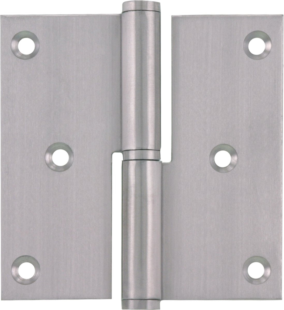 Starx Kugelscharnier rechte Ecken 89 x 89 mm gebürsteter Edelstahl 3 Stück