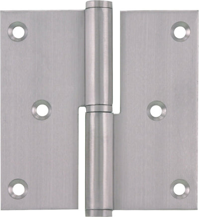 Starx Kugelscharnier rechte Ecken 89 x 89 mm gebürsteter Edelstahl 3 Stück